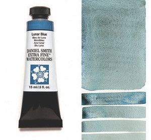 Farba akwarelowa Daniel Smith extra fine watercolour 183 lunar blue seria 2 15 ml